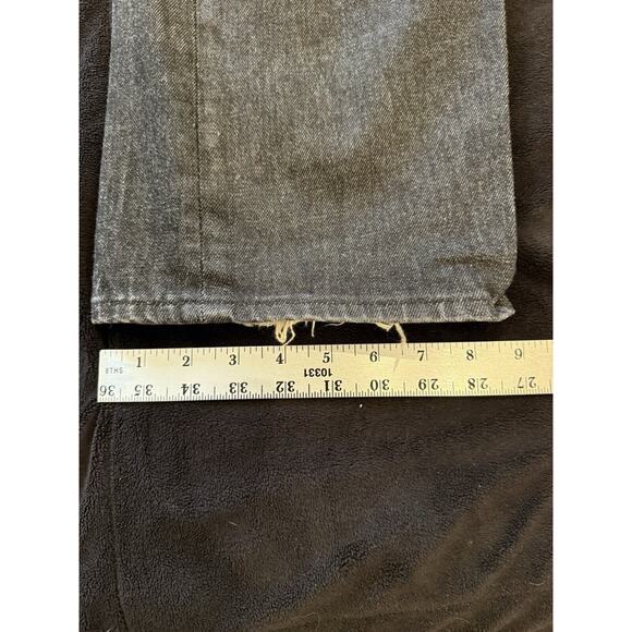 Levis 501 Jeans 40x30 Black Original Straight Leg Button Fly Mens Vintage - Picture 8 of 10